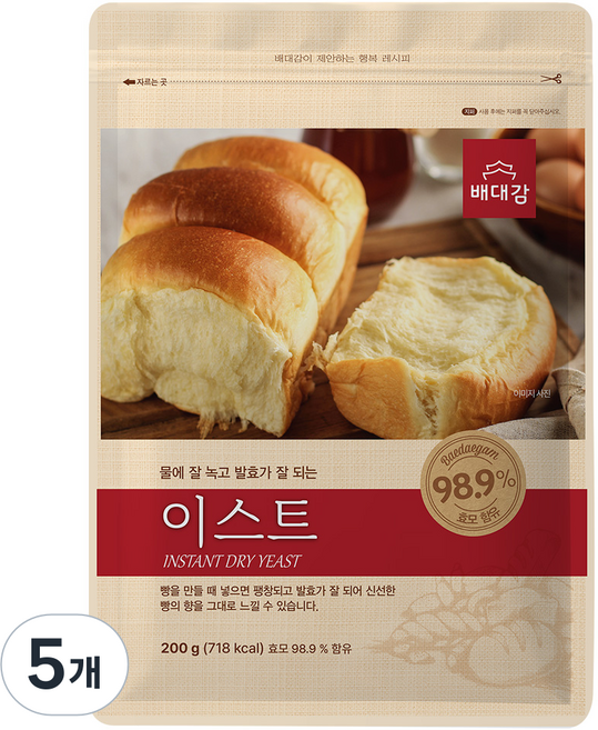 배대감 이스트, 200g, 5개