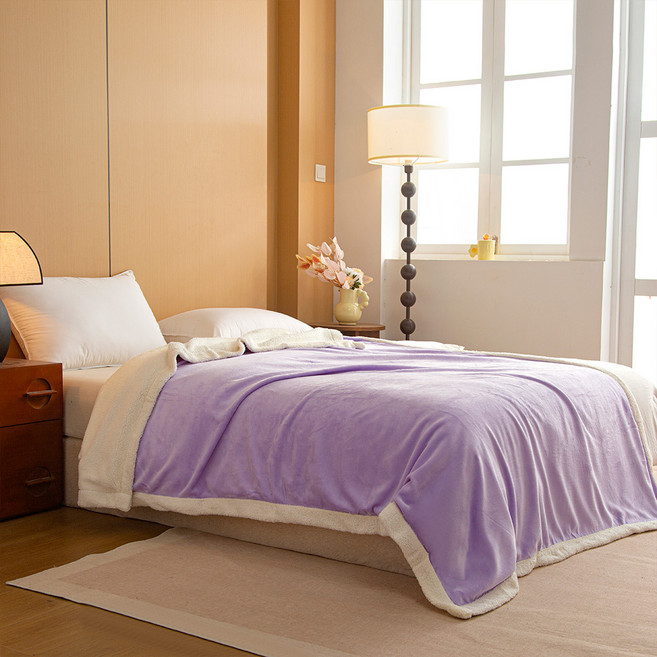 法蘭絨羊羔絨毛毯