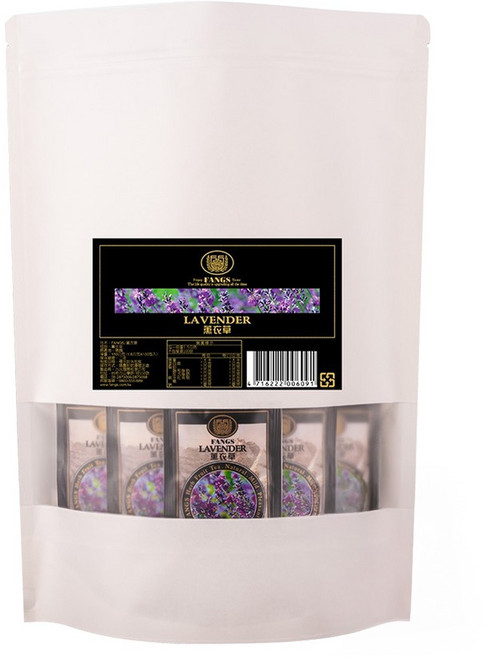 FANGS 方氏 薰衣草茶包, 1.5g, 100包, 1袋