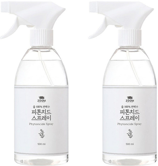 ZOOM 扁柏樹消毒噴霧, 500ml, 2瓶
