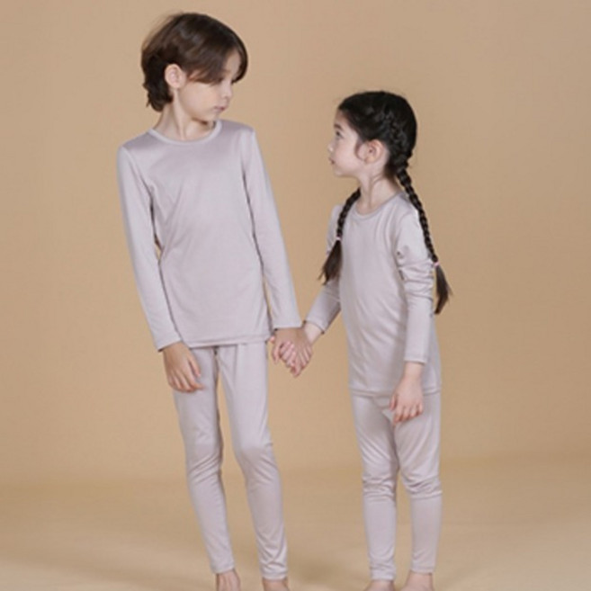 보누맘 아동용 웜히트텍 발열 실내복 상하세트