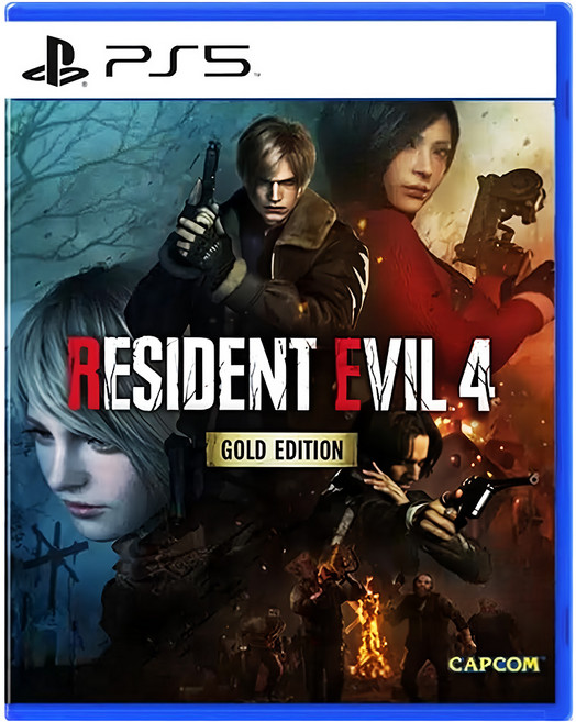 PlayStation 遊戲片 PS5 惡靈古堡4 黃金版