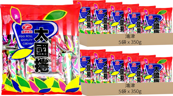 鴻津 太國捲, 350g, 10袋