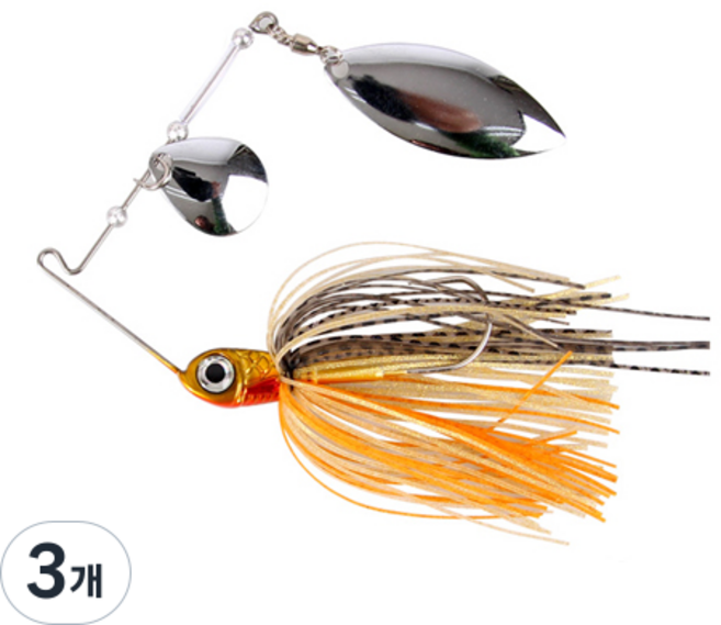 LURE FACTORY Spiral Z 汲鉤, 03GD + OR, 10.6g
