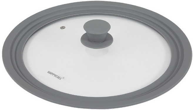HAPPYCALL SILICONE MULTI LID 耐熱矽膠萬用玻璃鍋蓋 適用28/30/32cm鍋型, 32cm, 1個