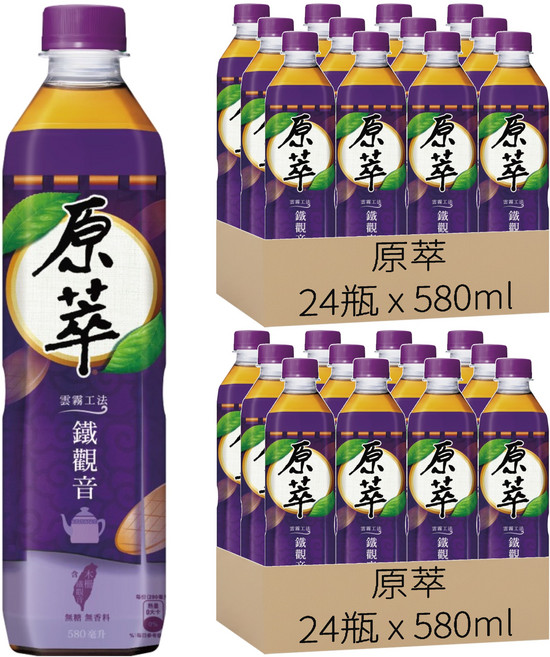 原萃 鐵觀音, 580ml, 48瓶