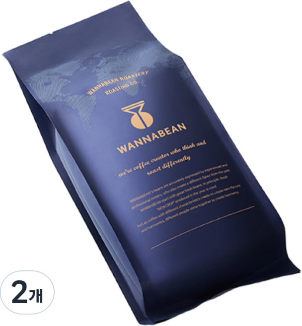 워너빈 시그니쳐 블랜디드 원두커피, 홀빈(분쇄안함), 1kg, 2개