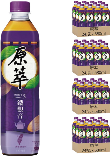 原萃 鐵觀音, 580ml, 96瓶