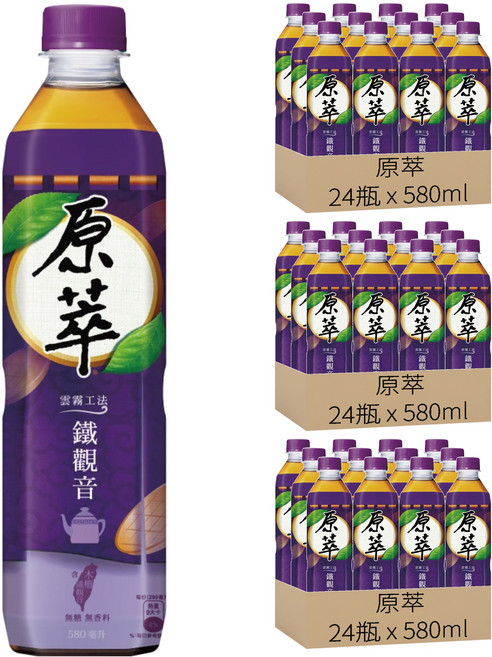 原萃 鐵觀音, 580ml, 72瓶