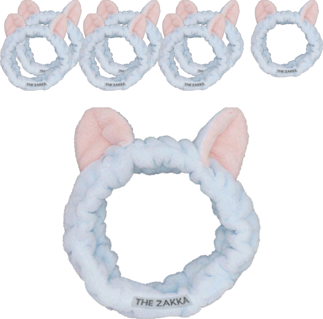 더자카 냐옹이 헤어밴드, 블루, 8개