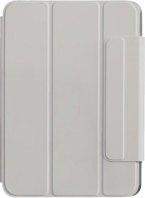 SINJIMORU 磁性對開鉛筆套平板電腦保護套, 暖灰色, 1個