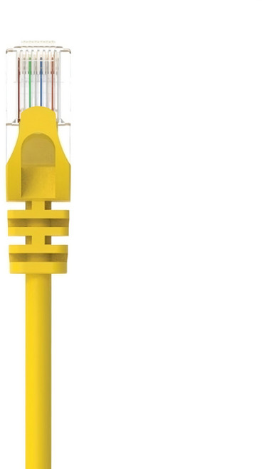POLYWELL 寶利威爾 CAT6 高速網路線 RJ45福祿克認證 PW15-W58-D030, 黃色, 1條, 3m