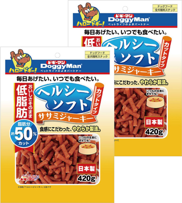 DoggyMan 多格漫 犬用健康低脂短切軟肉條, 雞肉, 420g, 2包