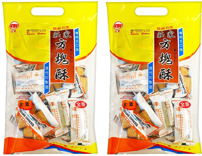 莊家 全麥方塊酥, 330g, 2袋