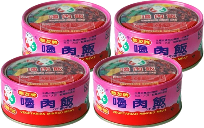 飯友 嚕肉飯 全素, 150g, 4罐