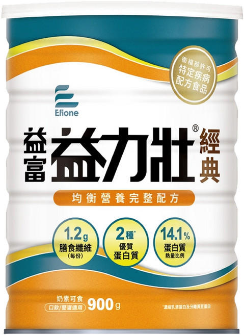益富 益力壯 經典 均衡營養完整配方, 900g, 1罐