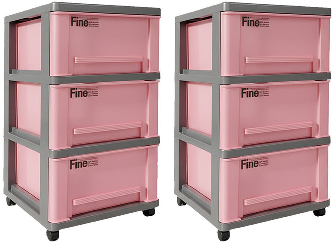 KEYWAY 聯府 FBI三層櫃 附輪 460 x 400 x 710mm 81L, 顏色隨機, 2個