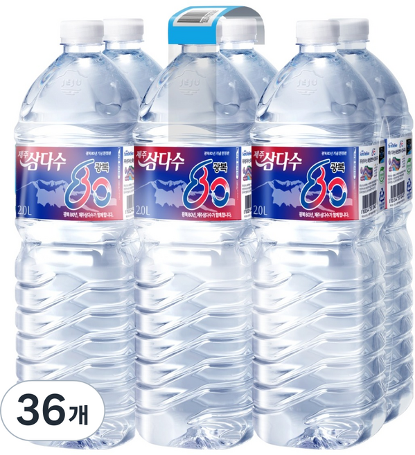 제주삼다수 광복 80주년 에디션 생수, 2L, 36개