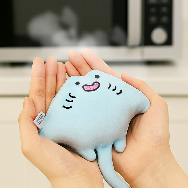 모찌타운 씨푸드 핫팩인형, 13cm, 가오리, 1개