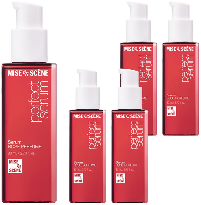 mise en scene 魅尚萱 完美修護玫瑰護髮精油, 80ml, 5瓶