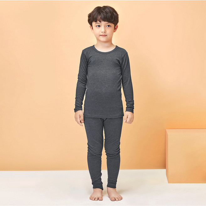 unifriend 兒童用 Heat by Viroft Warm 9分發熱內衣家居服上下套裝