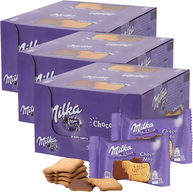 milka 妙卡 巧克力脆片, 3個, 960g
