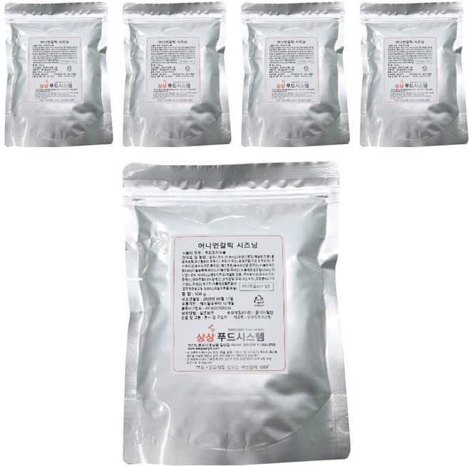 상상푸드 어니언갈릭 시즈닝, 500g, 5개