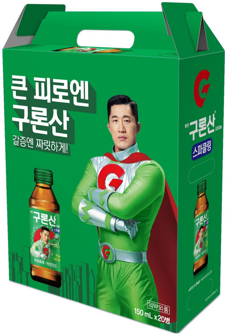 해태htb 영진 구론산 스파클링 오리지날액 선물세트, 150ml, 40개