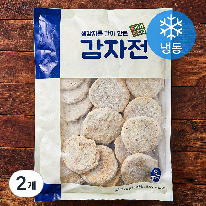 요리가맛있다 감자전 (냉동), 1kg, 2개