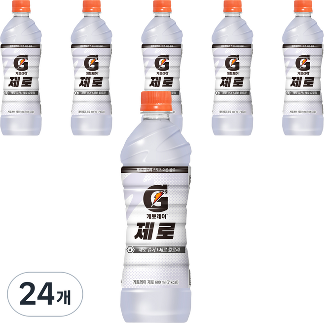 게토레이 제로, 600ml, 24개