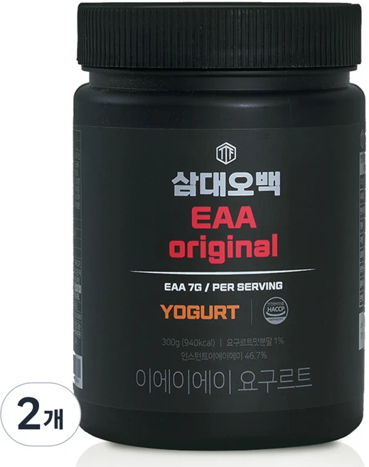 삼대오백 EAA 요구르트맛, 300g, 2개 - 쿠팡