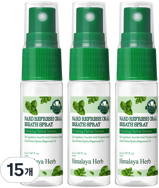 나드 리프레쉬 구강 스프레이, 14ml, 15개