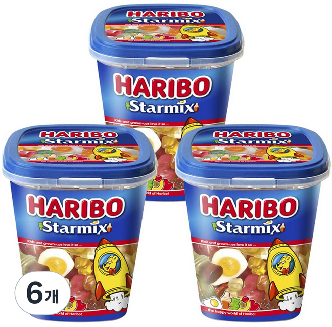 HARIBO 綜合明星軟糖, 175g, 6個
