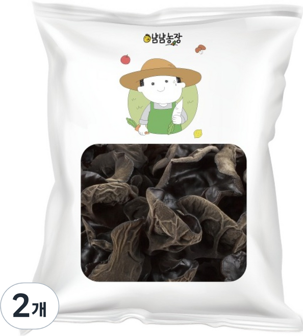 Nyamnyambada 美味農場 Q彈乾木耳, 250g, 2個