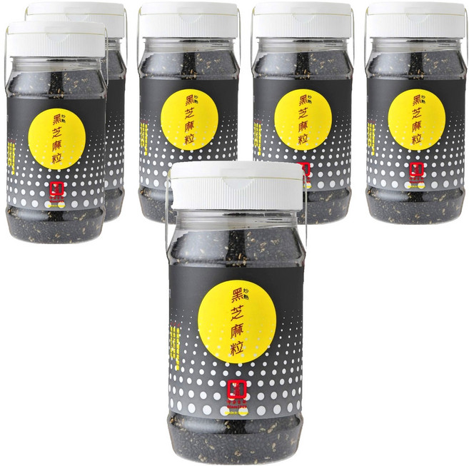 源順食品 炒熟黑芝麻粒, 170g, 6罐