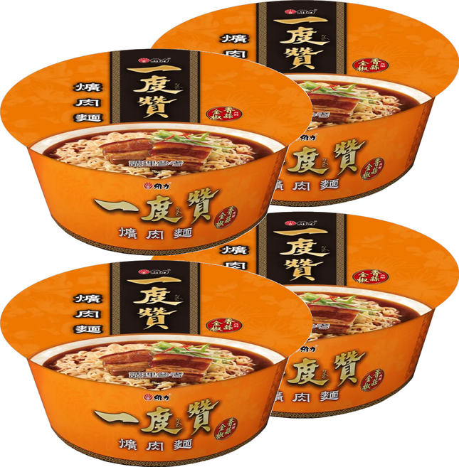 維力 一度贊 爌肉麵 200g, 4入