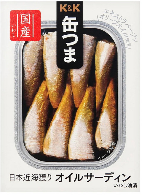 K&K 油浸沙丁魚, 105g, 1罐