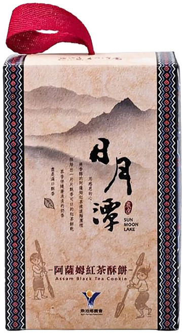 魚池鄉農會 阿薩姆紅茶酥餅 15片, 105g, 1盒