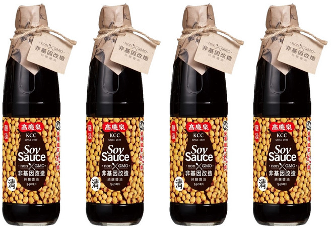 高慶泉 非基因改造純釀醬油, 540ml, 4瓶