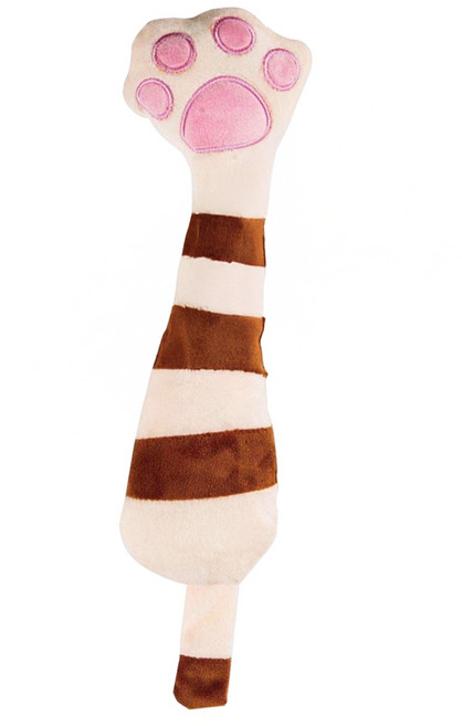 Canary 貓太郎 療癒貓掌抱枕 短毛絨, 條紋風, 1個