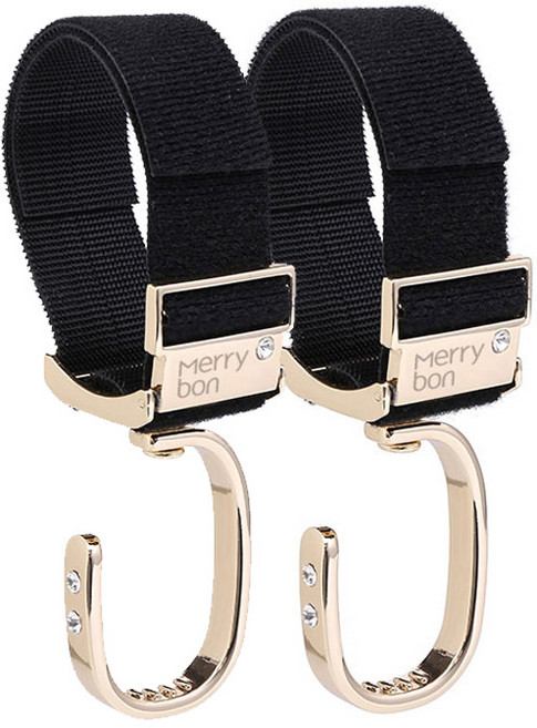 메리본 유모차 걸이, 골드, 2개