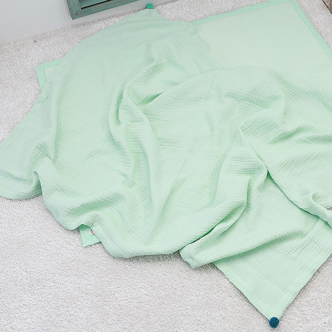 화모 3중직 유아동이불 L, 민트