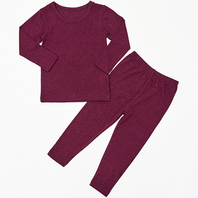 유니프랜드 아동용 히트 바이로프트 웜 9부 발열 실내복 상하세트