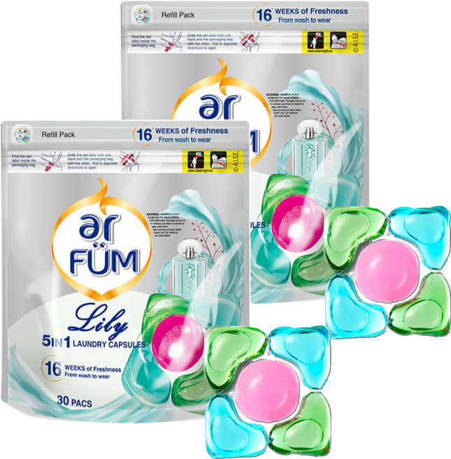 아로퓸 프리미엄 퍼퓸 화이트릴리 캡슐세제, 30개입, 2개