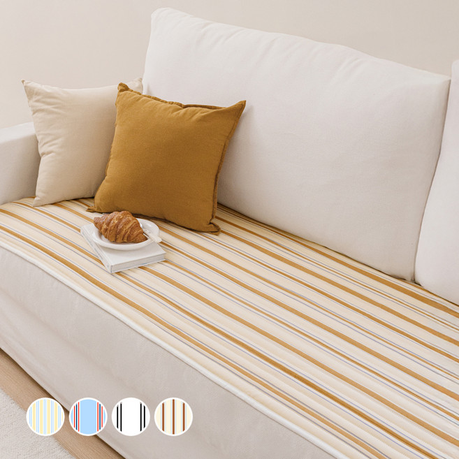 더자리 항균 소파패드 스트라이스 사계절용 3인용 4인용