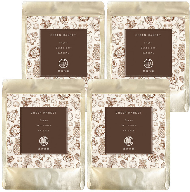 GreenMarket 菓青市集 紅藜麥 QUINOA 無乳糖/無麩質 黃金穀物, 4包, 200g