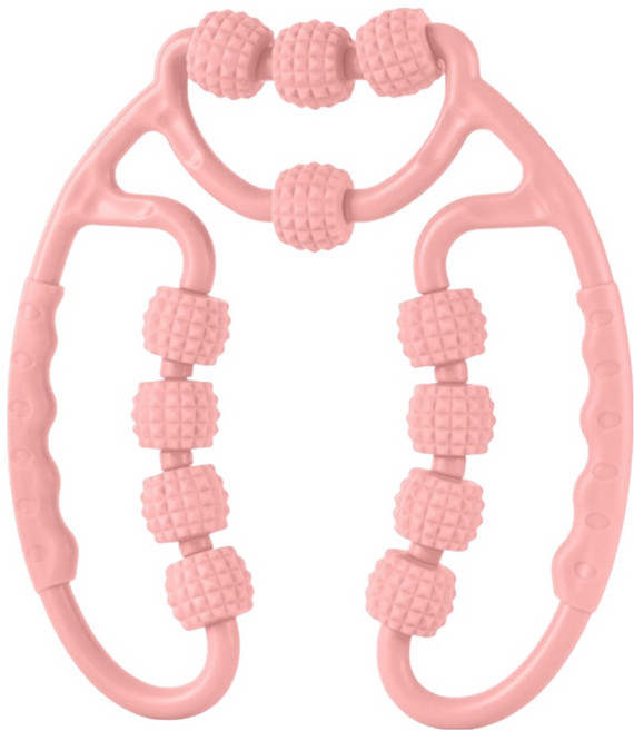 에스에스 슬림핏 종아리 허벅지 롤러 안마기 26 x 24 x 3 cm, 1개, 핑크