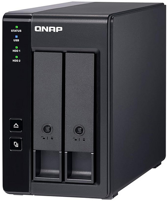 QNAP 威聯通 磁碟陣列外接盒 2BAY, 1個