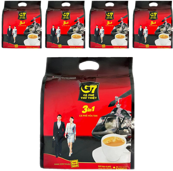 G7 三合一咖啡, 16g, 50包, 5袋