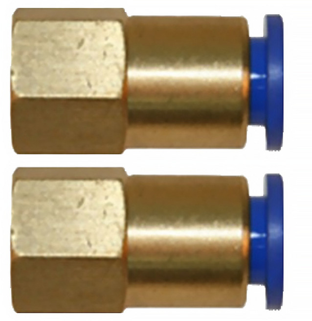 KPC 에어 원터치 휘팅 부속 피팅 PCF 암나사, 2개